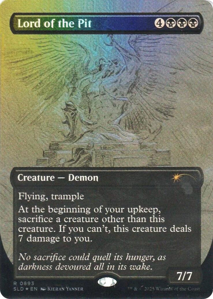 Lord of the Pit (Sketch Showcase) (Rainbow Foil) [Secret Lair Drop Series]
