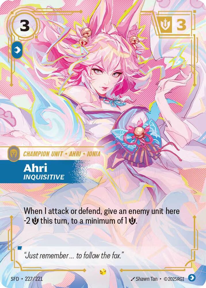 Ahri - Inquisitive (Overnumbered) - Spiritforged (SFD)