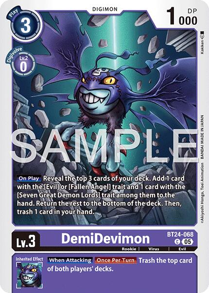 DemiDevimon [BT24-068] [Time Stranger]