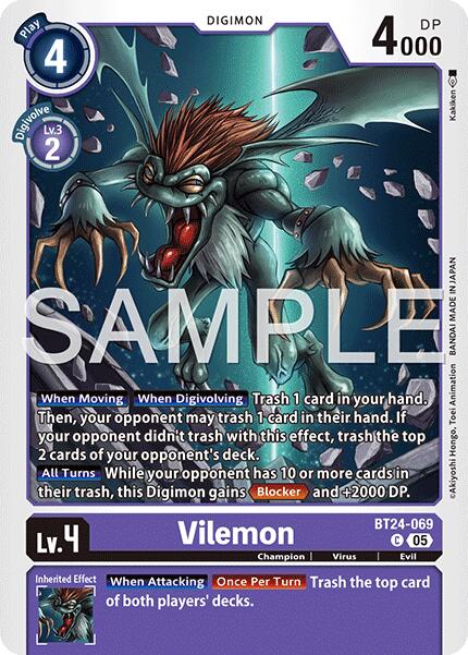 Vilemon [BT24-069] [Time Stranger]
