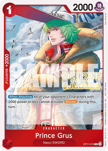 Prince Grus (Judge Pack Vol. 7) [One Piece Promotion Cards]