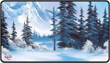 Ultra PRO: Black-Stitched Playmat - Bob Ross (Winter Paradise)