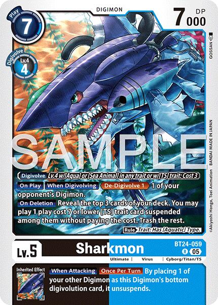Sharkmon [BT24-059] [Time Stranger]