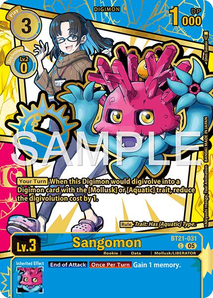 Sangomon [BT21-031] (Rare Pull) [Dawn of Liberator]
