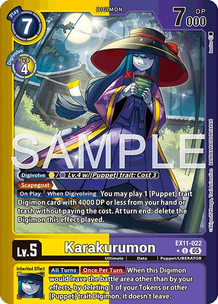 Karakurumon [EX11-022] (Limited Foil) [Dawn of Liberator]