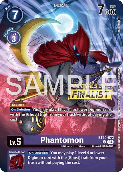 Phantomon [BT20-072] (Regionals 26-27 Season 1 Finalist) [Release Special Booster Ver.2.5 Promos]