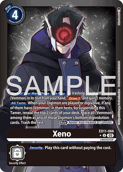 Xeno [EX11-066] (Limited Foil) [Dawn of Liberator]