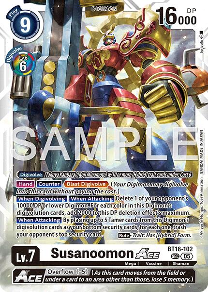 Susanoomon ACE [BT18-102] (Reprint) [Advanced Booster Digimon Generation]