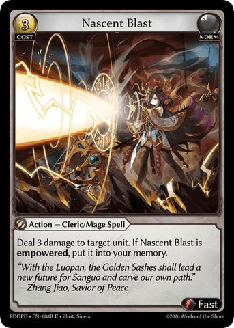 Nascent Blast (088B) [Radiant Origins: Pantheon]