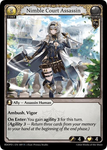Nimble Court Assassin (089) [Radiant Origins: Pantheon]