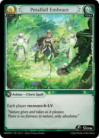 Petalfall Embrace (233) [Radiant Origins: Pantheon]