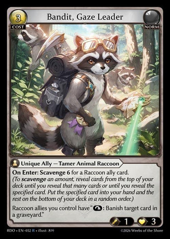 Bandit, Gaze Leader (52) [Radiant Origins]