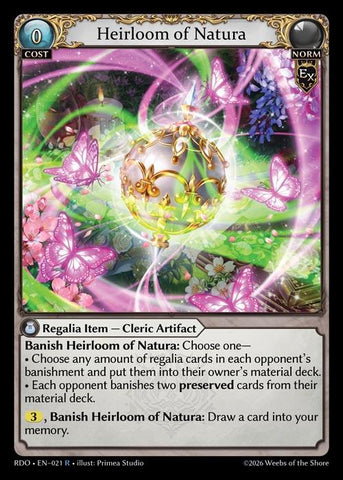 Heirloom of Natura (21) [Radiant Origins]