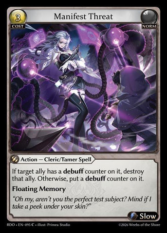 Manifest Threat (95) [Radiant Origins]