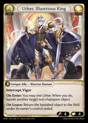 Uther, Illustrious King (360) [Radiant Origins]