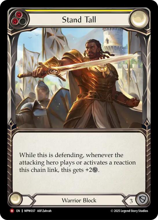 Stand Tall (Yellow) [MPW037] (Mastery Pack Warrior)