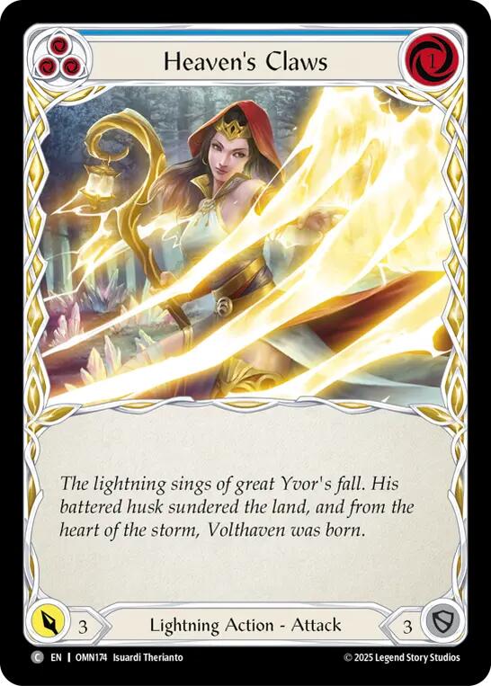 Heavens Claws (Blue) [OMN173] (Omens of the Third Age)