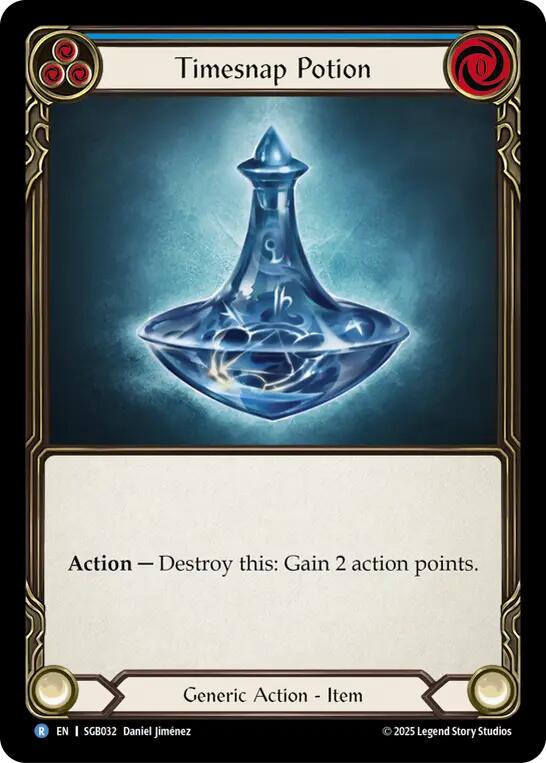 Timesnap Potion (Blue) [SGB032] (Silver Age Chapter 3)