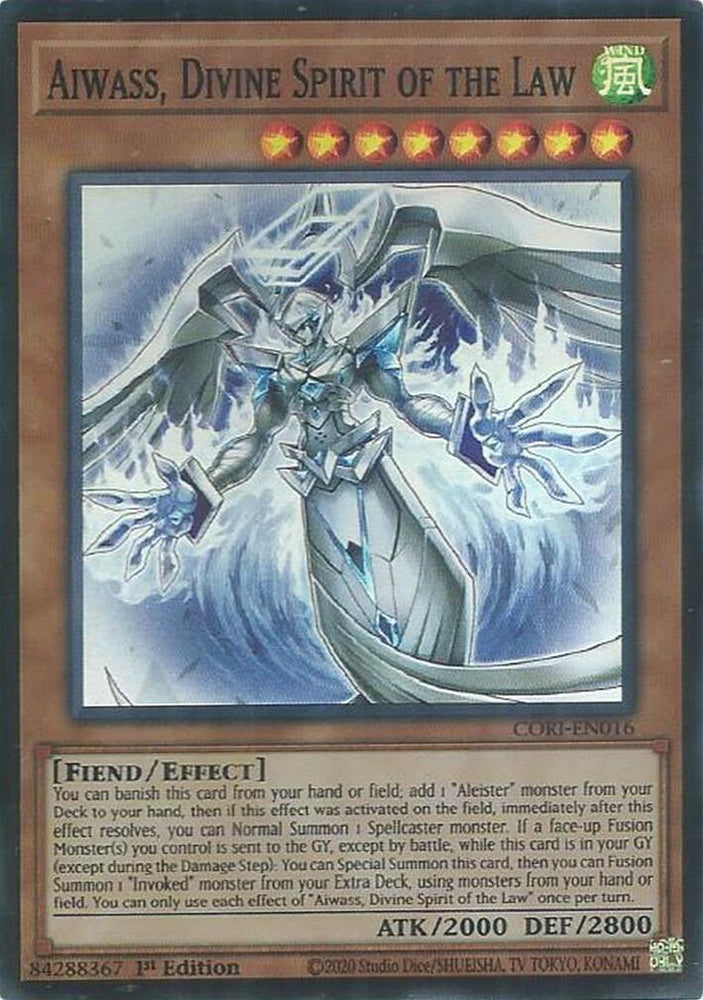 Aiwass, Divine Spirit of the Law [CORI-EN016] Super Rare