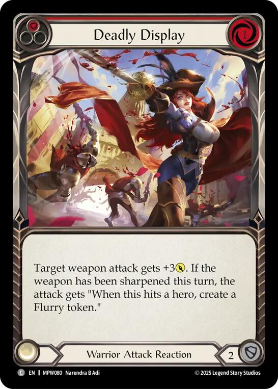 Deadly Display (Red) [MPW080] (Mastery Pack Warrior)