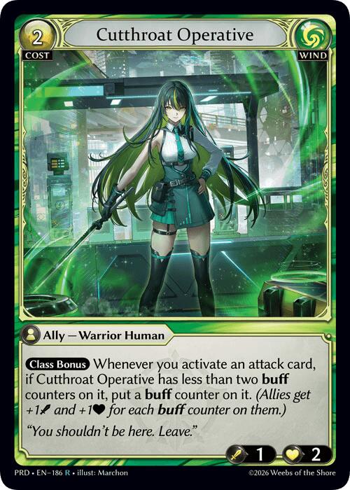 Cutthroat Operative (186) [.asphodel/paradise]