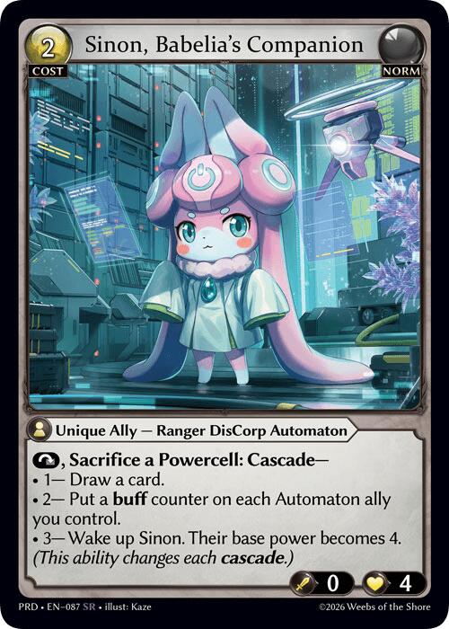 Sinon, Babelia's Companion (87) [.asphodel/paradise]