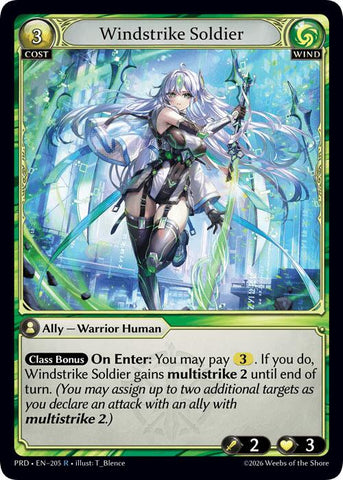 Windstrike Soldier (205) [.asphodel/paradise]
