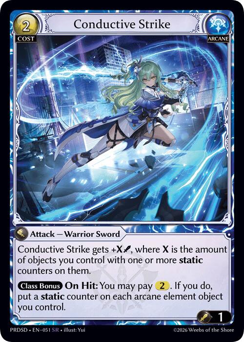 Conductive Strike (51) [.asphodel/paradise Starter Decks]