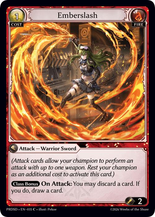 Emberslash (35) [.asphodel/paradise Starter Decks]