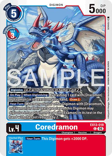 Coredramon [EX13-018] - EX13-018 [Chivalrous XIII]