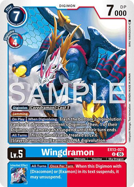 Wingdramon [EX13-021] [Chivalrous XIII]