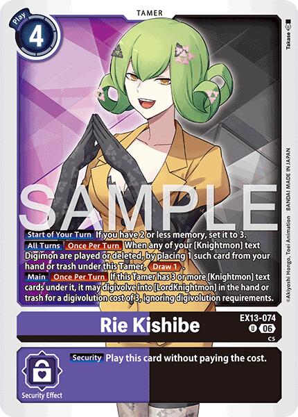 Rie Kishibe [EX13-074] [Chivalrous XIII]