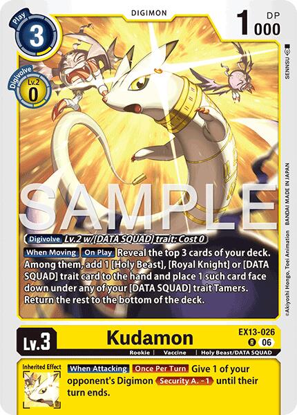 Kudamon [EX13-026] [Chivalrous XIII]