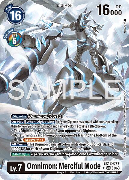 Omnimon: Merciful Mode [EX13-077] (Alternate Art) [Chivalrous XIII]