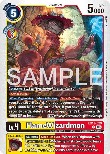 FlameWizardmon [EX13-029] [Chivalrous XIII]