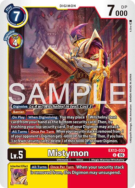 Mistymon [EX13-033] [Chivalrous XIII]