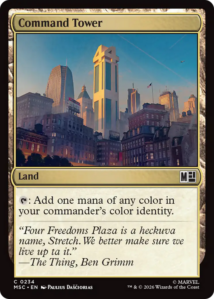 Command Tower (0234) [Marvel Super Heroes Commander]