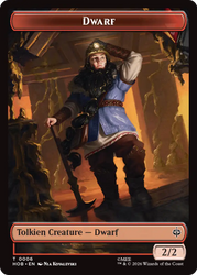 Elf // Dwarf Double-Sided Token [The Hobbit Tokens]