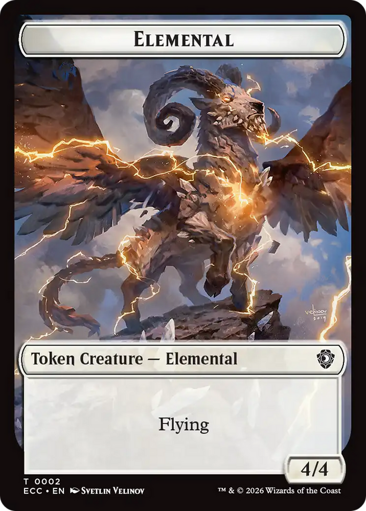 Copy // Elemental (0002) Double-Sided Token [Lorwyn Eclipsed Tokens]