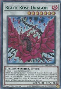 Black Rose Dragon (Green) [LDS2-EN110] Ultra Rare