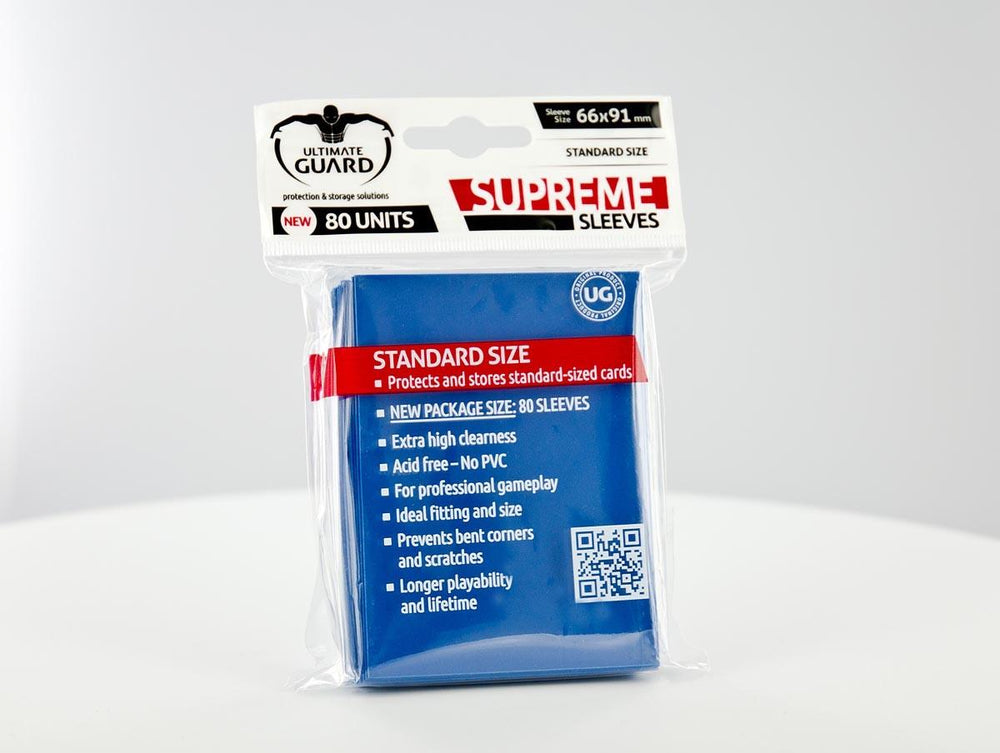 Ultimate Guard - SUPREME SLEEVES - Standard size -  blue