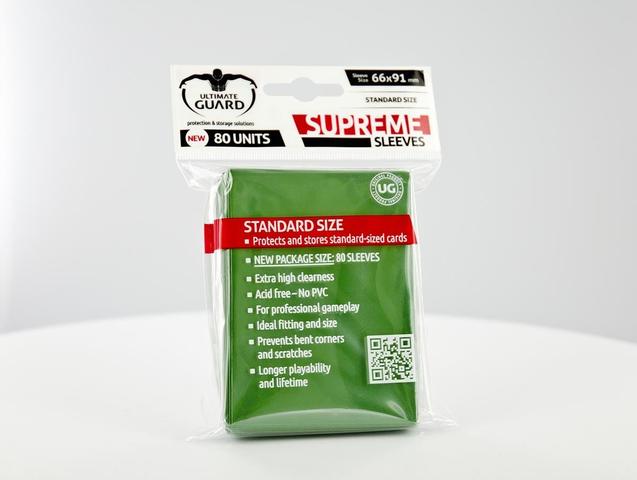 Ultimate Guard - SUPREME SLEEVES MATTE - Standard size - Dark Green