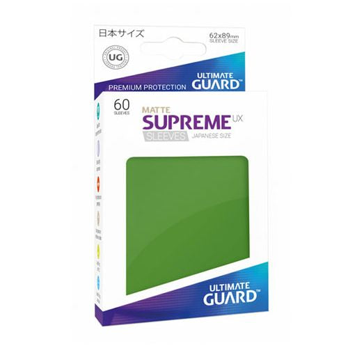 Ultimate Guard - Supreme UX Sleeves Small Size - Matte - Green (60)