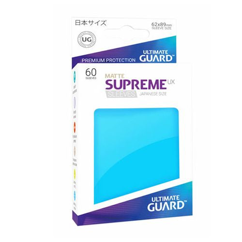 Ultimate Guard - Supreme UX Sleeves Small Size - Matte - Light Blue (60)