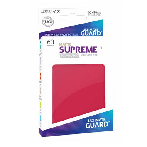 Ultimate Guard - Supreme UX Sleeves Small Size - Matte - Red (60)