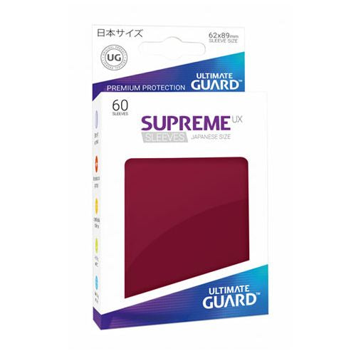 Ultimate Guard - Supreme UX Sleeves Small Size - Burgundy (60)