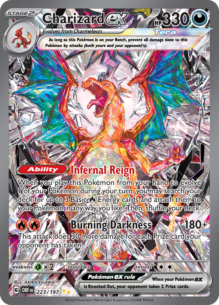 scarlet and violet obsidian flames rare cards Pokmon TCG reveals three new from Charizard ex 2023 Scarlet &