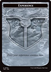 Experience // Treasure Double-Sided Token [Tarkir: Dragonstorm Commander Tokens]