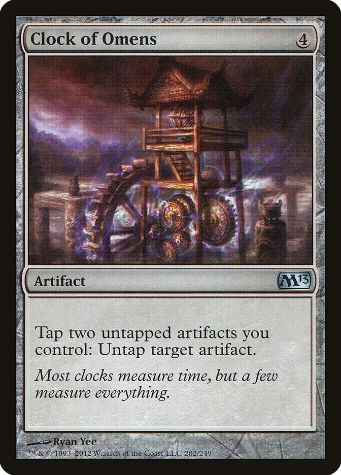 mtg omen cards Clock of Omens [Magic 2013]