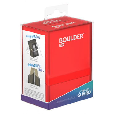 Ultimate Guard: Deck Case 60+ Boulder - Ruby